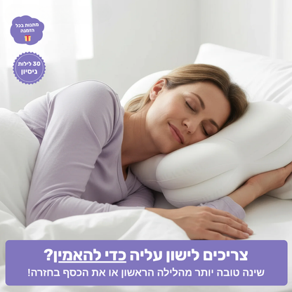 Cloudy™ - כרית ענן אורתופדית Patent Prime