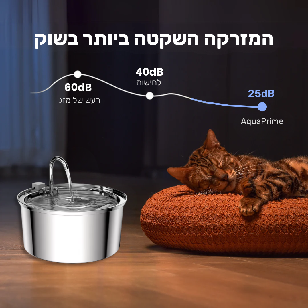 AquaPrime™ - מזרקת מים Patent Prime