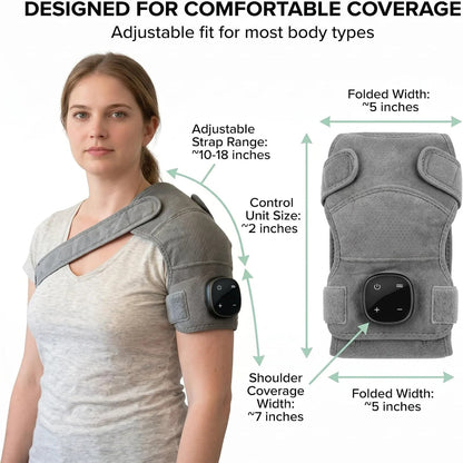 Electric Shoulder Massager Heating Pads Vibration Massage Support Belt Electric heating shoulder pads Shoulder Thermal Braces Patent Prime